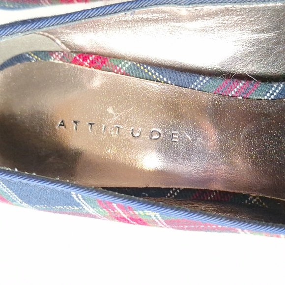 #ADM Attitude heels plaid sz 8m - Picture 4 of 10